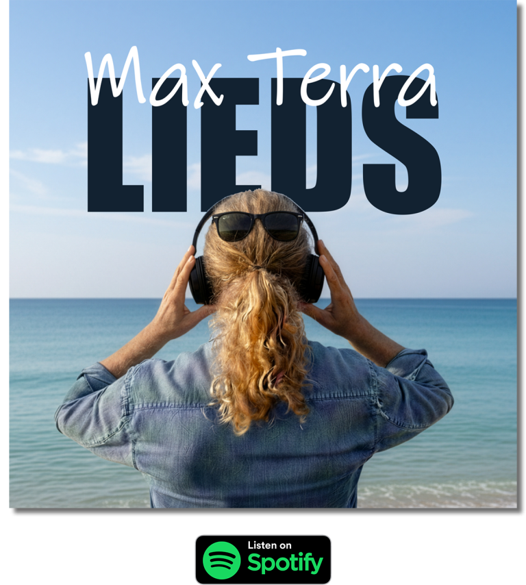 Lieds van Max Terra Het nieuwe album Lieds van Max Terra staat nu op Spotify